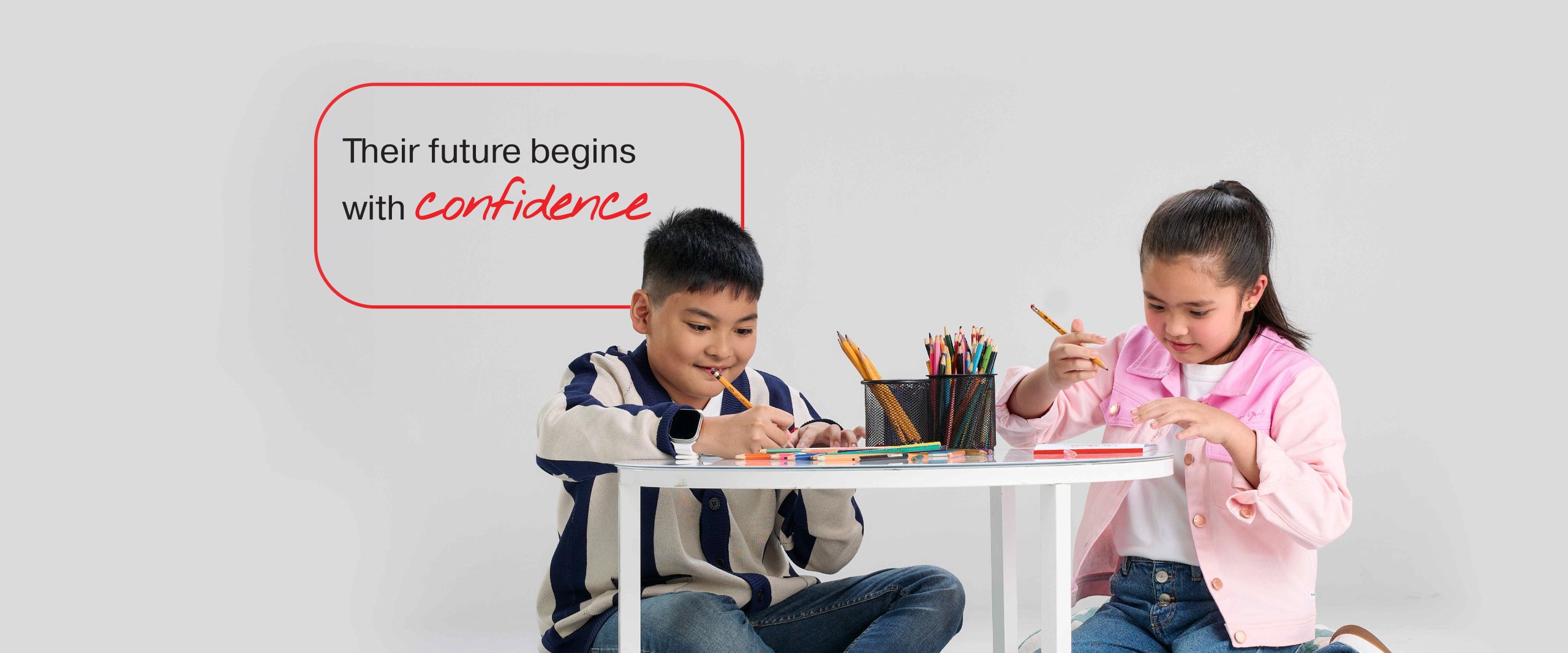 John Robert Powers banner for kids & pre-teens – their future begins with confidence